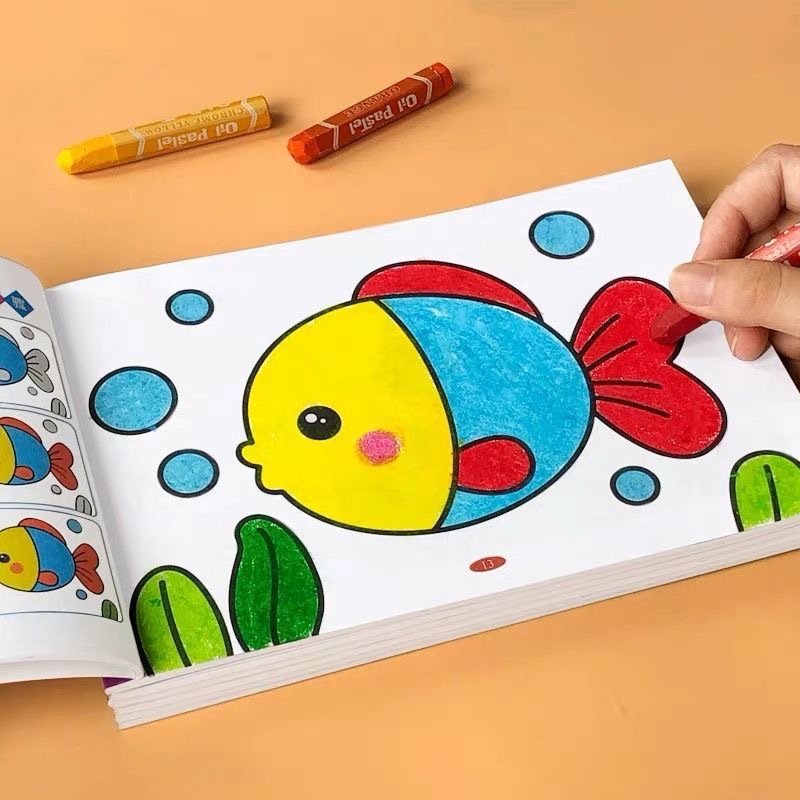 0-6 baby ladder painting Children Baby coloring book coloring book kindergarten painting teaching materials wholesale generation