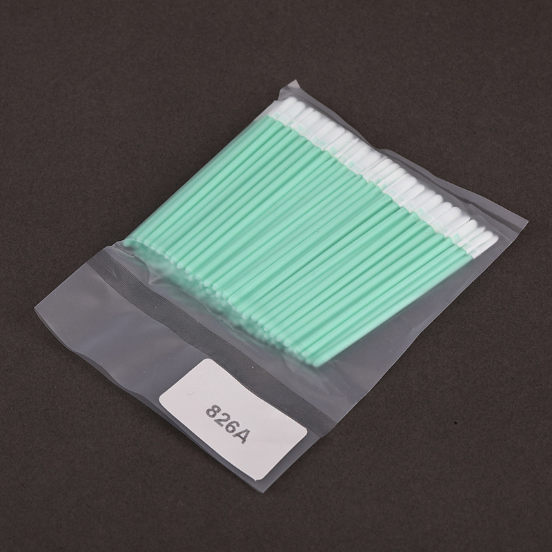 Cotton swab 826A dust-free cloth swab LCD flat head dust-free wiping stick dust-free purification fine cloth head cotton swab