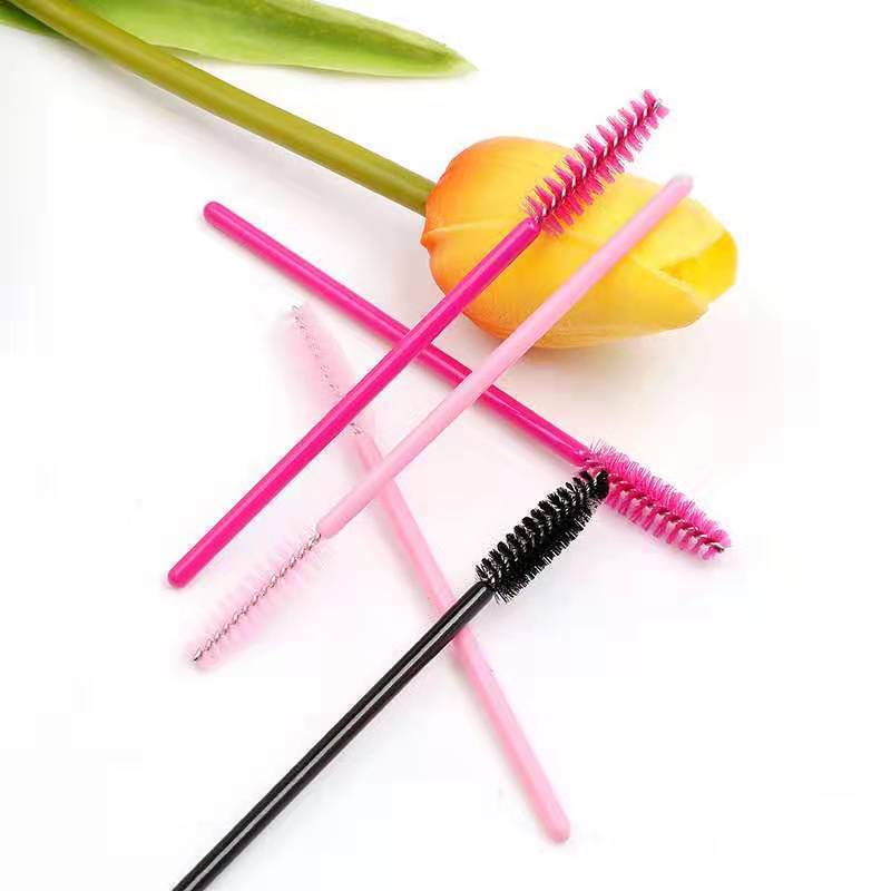 Disposable grafting fake solid eyelash brush eyebrow brush eyelash comb eyelash roll eyelash spiral brush beauty makeup brush