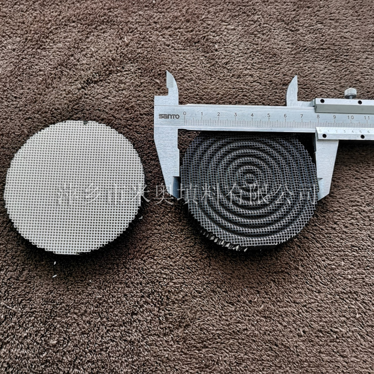 Supply Honeycomb Ceramic Sheet for Cassette Stove Outdoor Barbecue Grill Head Infrared Honeycomb Ceramic Sheet