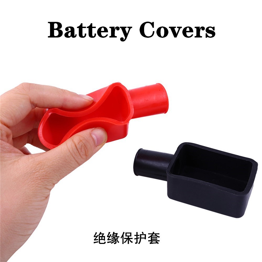 Factory Direct Sales car battery pile Chuck dustproof sheath battery clip terminal protective sleeve insulation protector