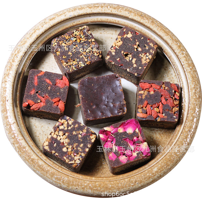 Ancient Brown Sugar Individually Packaged Ginger Dates Sugar Cane Old Brown Sugar Rose Osmanthus Red Dates Soil Brown Sugar Bulk Manufacturer Batch Sales