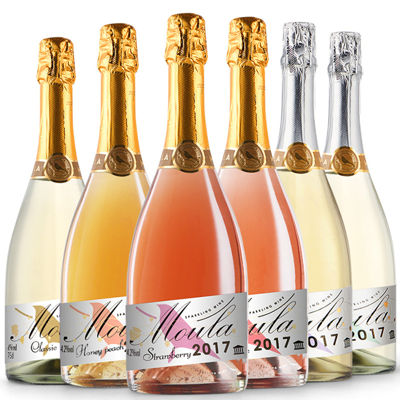 Mura sparkling wine Moscato girl's six-flavor sparkling wine white wine fruit wine red wine wholesale