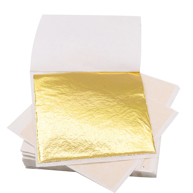 Forever foil/gold foil factory direct batch 9*9 gold foil paper gold foil Taiwan gold foil nail art raw materials gold and silver foil