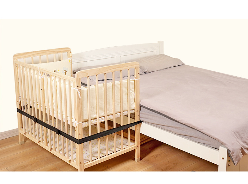 Children's Bed Baby Mother and Child Small Bed Anti-movement Non-slip Fixer Crib Spliced Big Bed Safety Strap