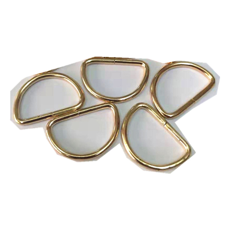 Woven Accessories Chain Bag Hardware Accessories D Buckle Semi-circular Pendant Luggage Fur Clothes Buckle