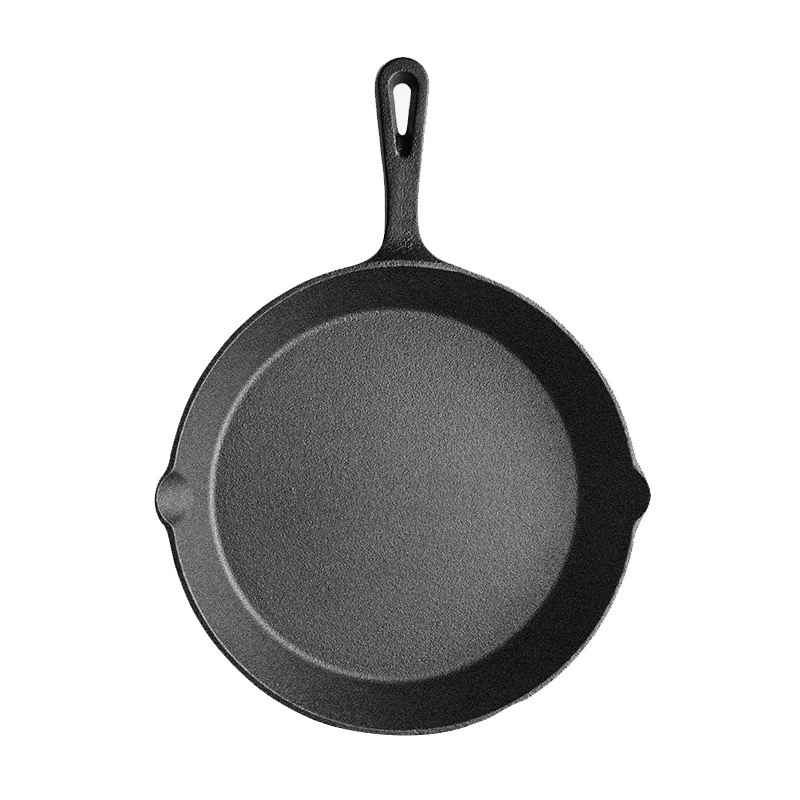 Hebei Cast Iron Mini Small Flat Bottom Steak Frying Pan Uncoated Pan Old-fashioned Thickened Non-stick Pan for Gas and Electric