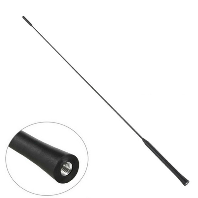 Car Universal Roof Radio Antenna 9- 11-16inch Am/Fm Modified Antenna Rod with 3 Screws