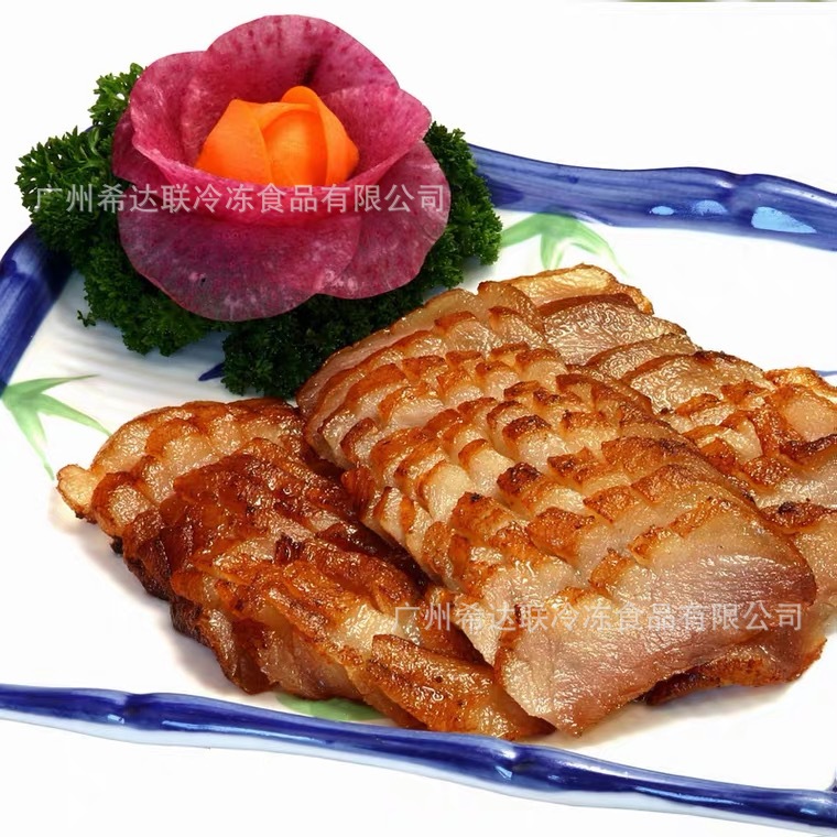 Xinyurun Aaa Charcoal Grilled Neck Meat 400G/Bag Wholesale Pickled Pork Neck Meat Frozen Charcoal Grilled Neck Meat