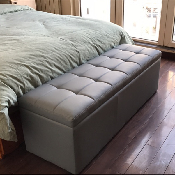 Household Solid Wood Shoe Test Stool Entering Door Shoe Changing Stool Soft Bag Cushion Multifunctional Sofa Storage Fitting Room Shoes