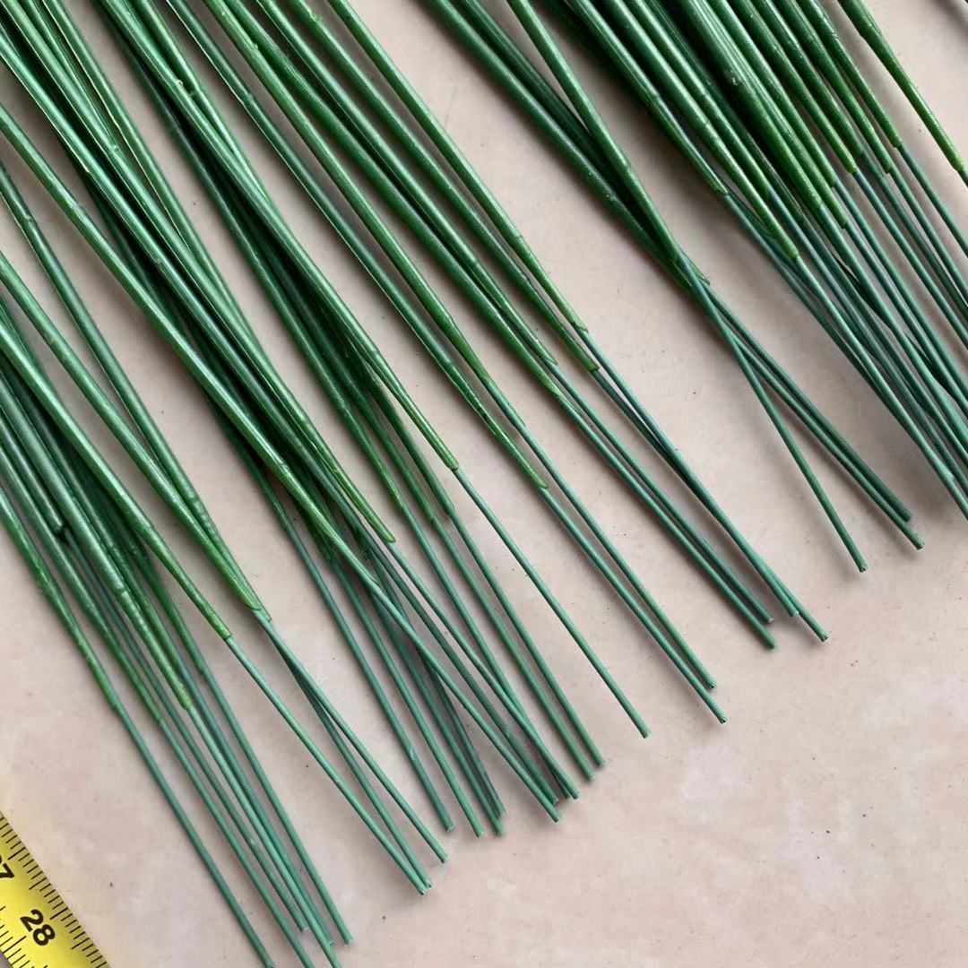 Wholesale silk flower row sign simulation plastic fake flower silk flower soap rose flower branch single rubber bag wire flower pole 30cm