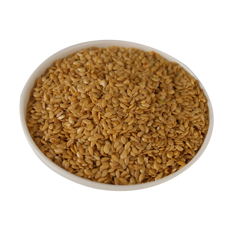 Wholesale Yellow Flax Seeds, Oil Extraction and Baking Food Ingredients, Whole Grains in Bags, 25kg Flax Seeds