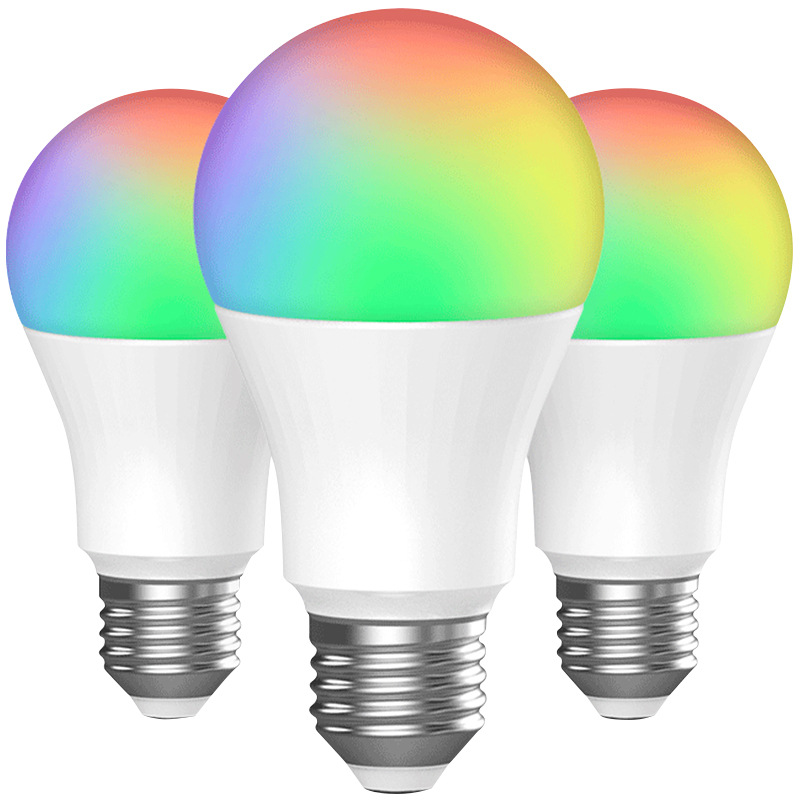 RGB bulb LED bulb wifi colorful bulb dimming bulb remote control smart bulb E27 screw