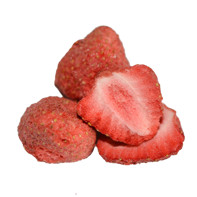 Freeze Dried Strawberry Factory Wholesale Bulk Dry Strawberry Freeze Dried Fruit Strawberry Big B Jelly Dried Small Strawberry