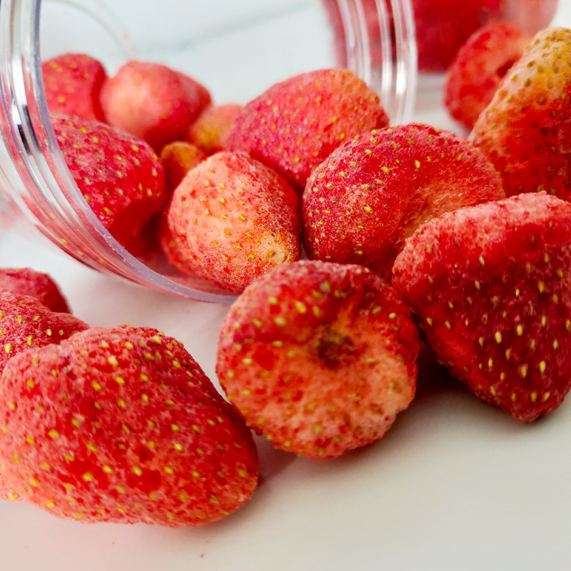 Freeze Dried Strawberry Factory Wholesale Bulk Dry Strawberry Freeze Dried Fruit Strawberry Big B Jelly Dried Small Strawberry