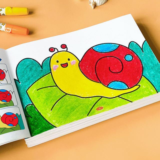 0-6 baby ladder painting Children Baby coloring book coloring book kindergarten painting teaching materials wholesale generation