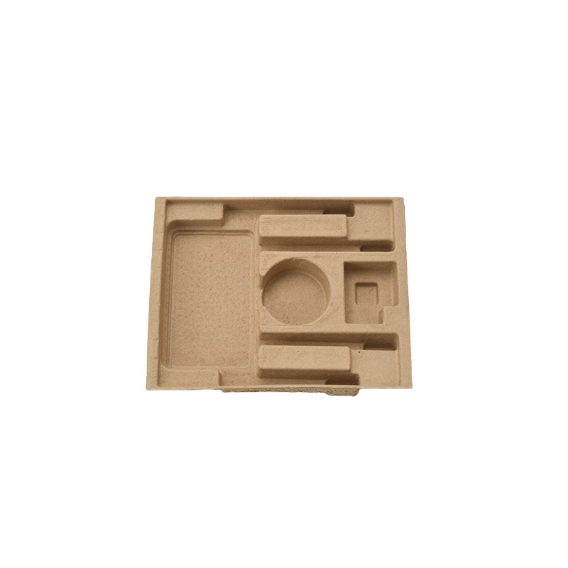 Customized Packaging Paper Tray Milk Tea Coffee Takeaway Packaging Paper Tray Cosmetic Packaging Paper Tray Pulp Molded Pulp Box