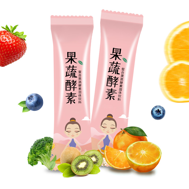 Comprehensive Fruit and Vegetable Enzyme Powder, Prebiotics, Probiotics, Regulating Enzymes, Garcinia Cambogia, Intestinal Defecation Enzymes, Solid Beverage