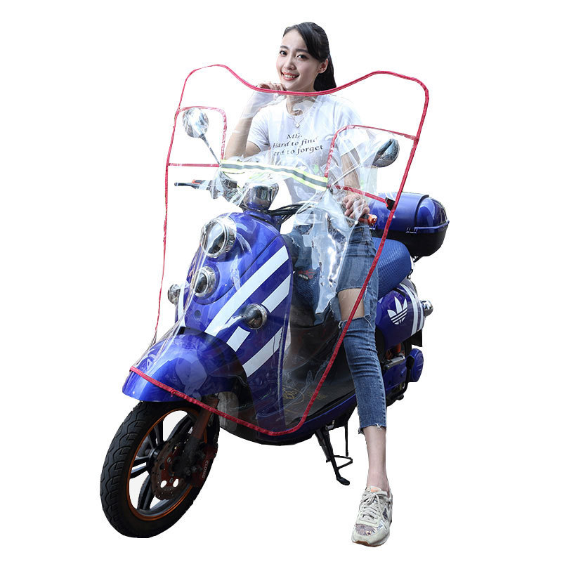 Electric car motorcycle windshield transparent plate widened battery car front rain windshield four seasons windshield
