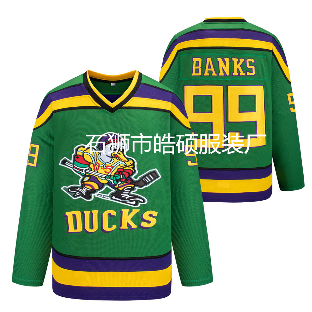 Tide Ice Hockey Clothing Competition Retro Jersey Duck 96#99#66#44#33#21