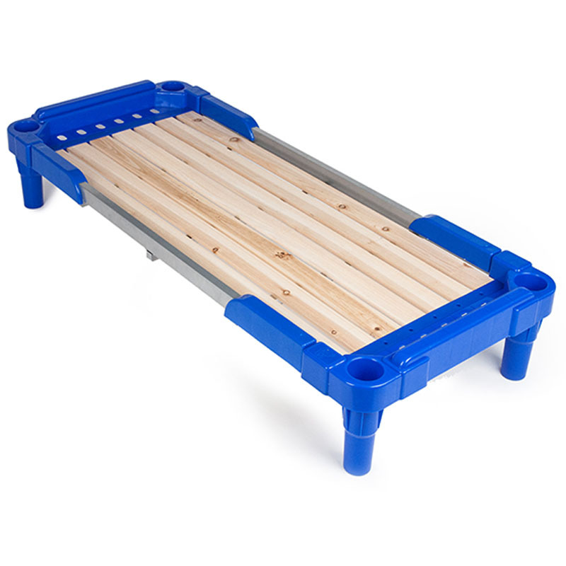 Kindergarten Bed Nap Bed Primary School Students' Bedroom Managed Children's Indoor Wooden Lengthened Simple Bed Stacking Bed Family