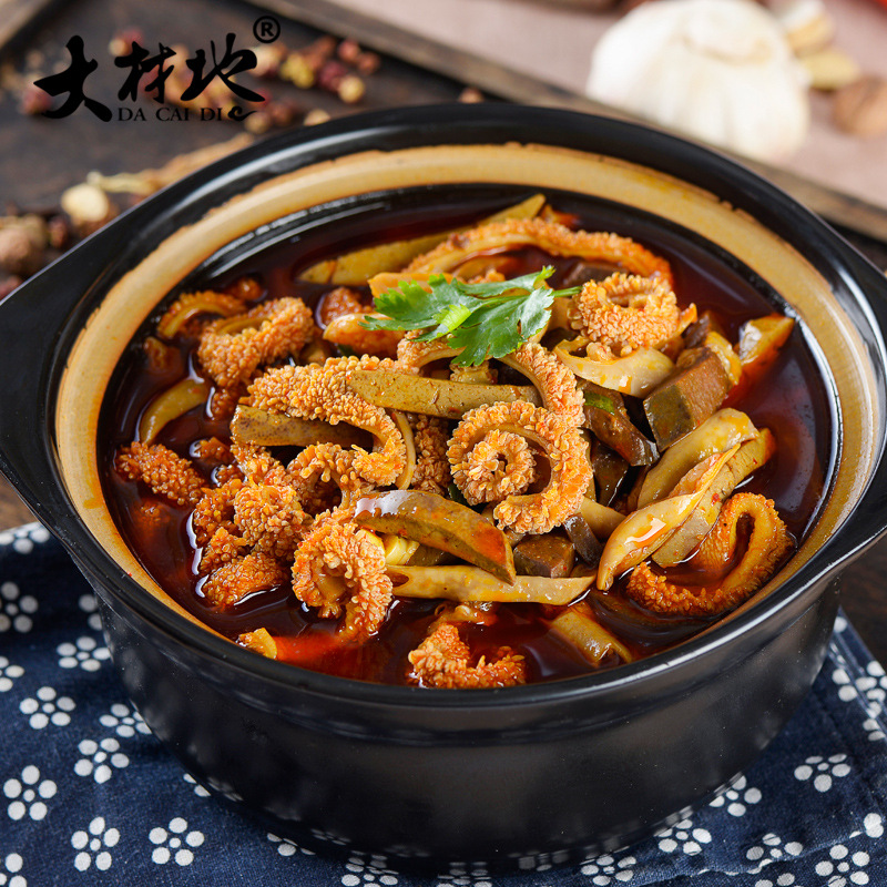 Shanxi specialty Huairen Big Wood fresh whole lamb offal snack spicy lamb soup bag