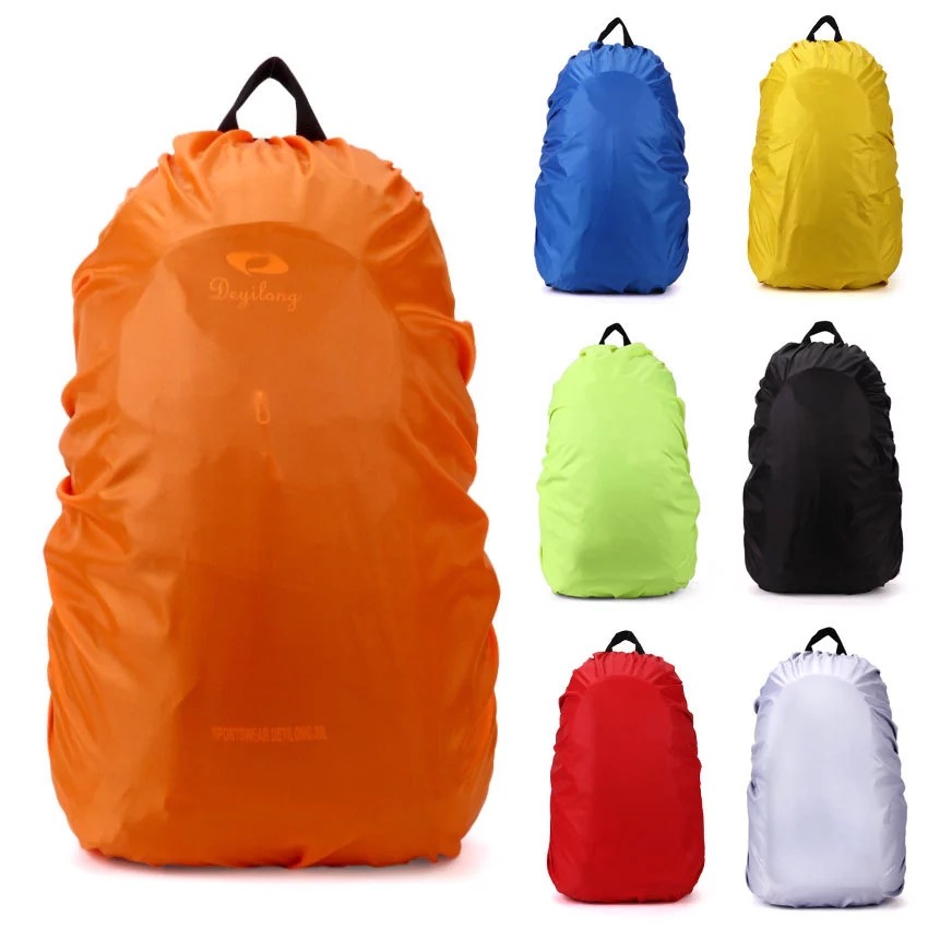 Factory direct backpack rain cover outdoor mountaineering bag bag rain cover waterproof cover wholesale 35-80 liters
