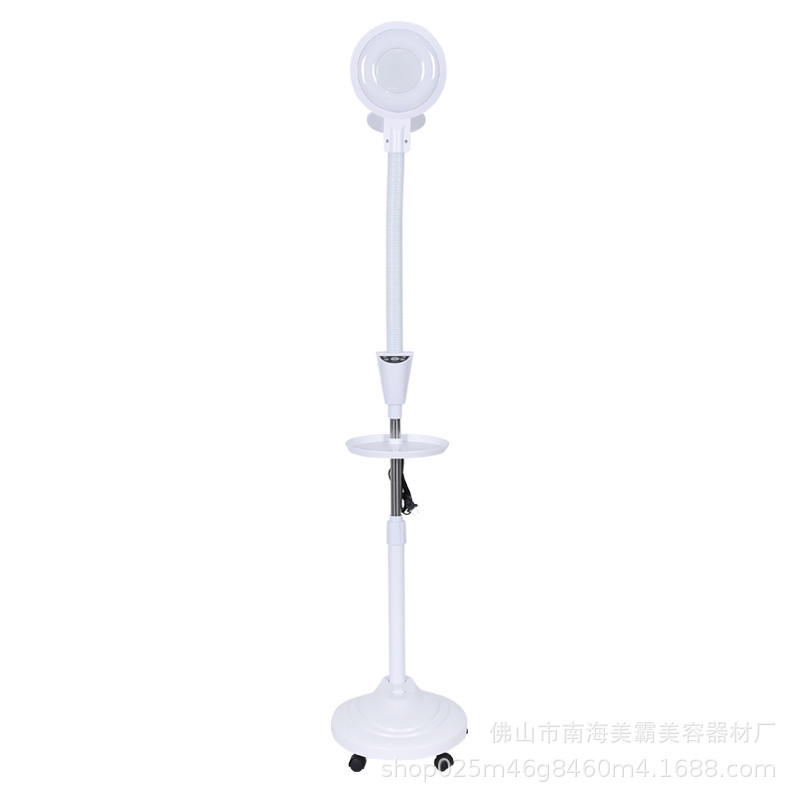 Touch screen dimmable beauty lamp LED cold light shadowless magnifying glass lamp floor lamp for dental beauty salon tattoo