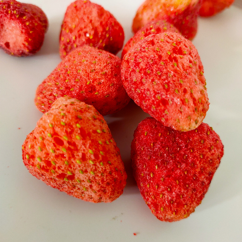 Freeze Dried Strawberry Factory Wholesale Bulk Dry Strawberry Freeze Dried Fruit Strawberry Big B Jelly Dried Small Strawberry
