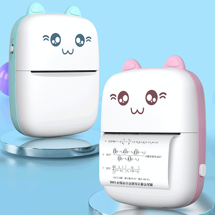 Оптовый карманный мини-принтер для студентов, термопринтер для фото и этикеток, самоклеящийся