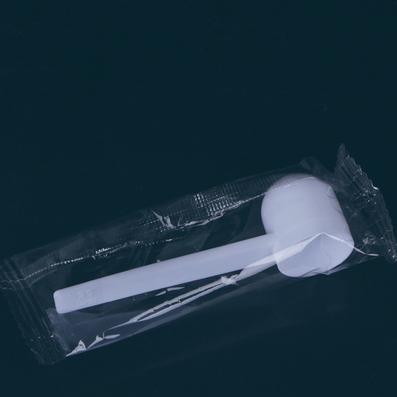 Wholesale 1 2 3 5 10 15g ml spoon disposable spoon flat bottom measuring spoon plastic quantitative spoon