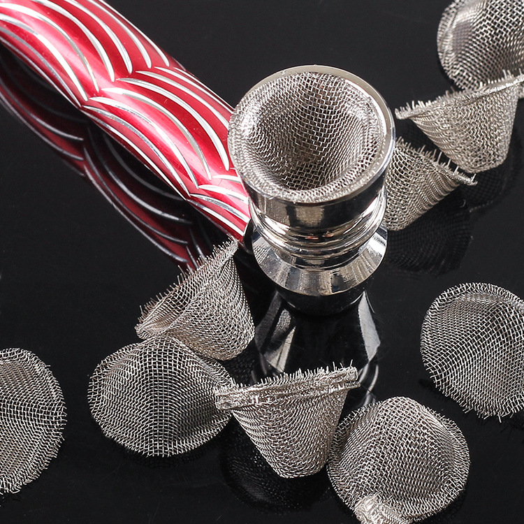 Pipe Combustion Mesh Cone Filter Mesh Stainless Steel Huca Pipe Accessories Tobacco Combustion Tools