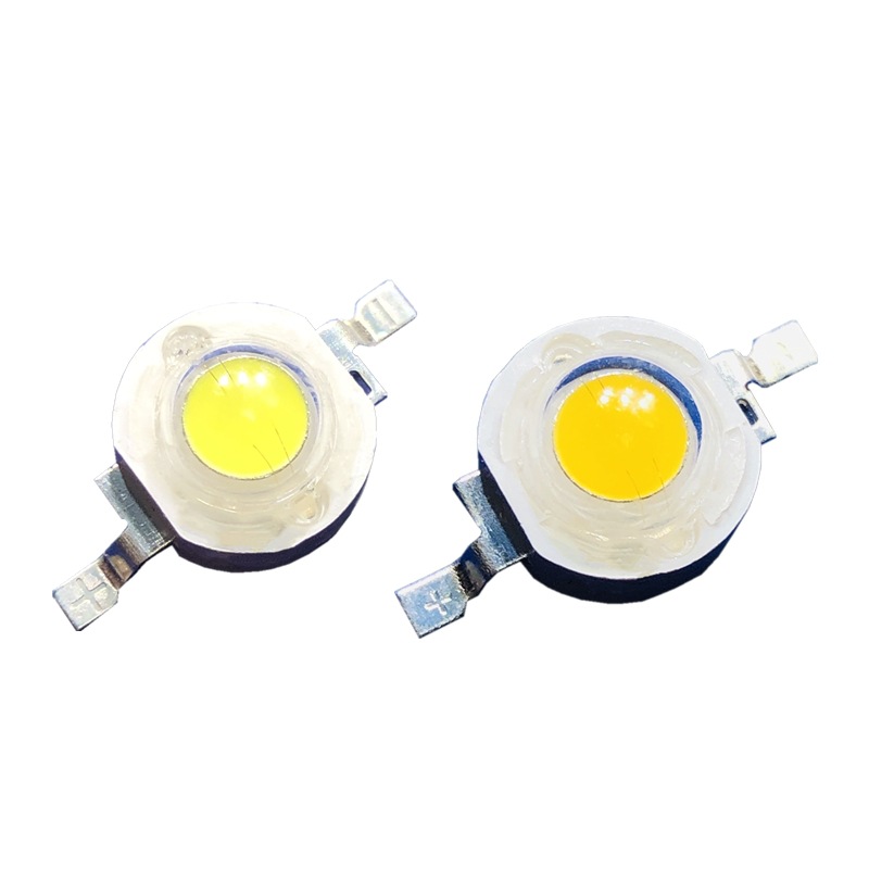 1W high-power led lamp beads white light warm light red light yellow light green light blue light 0.75w3w imitation lumen RGB lamp beads