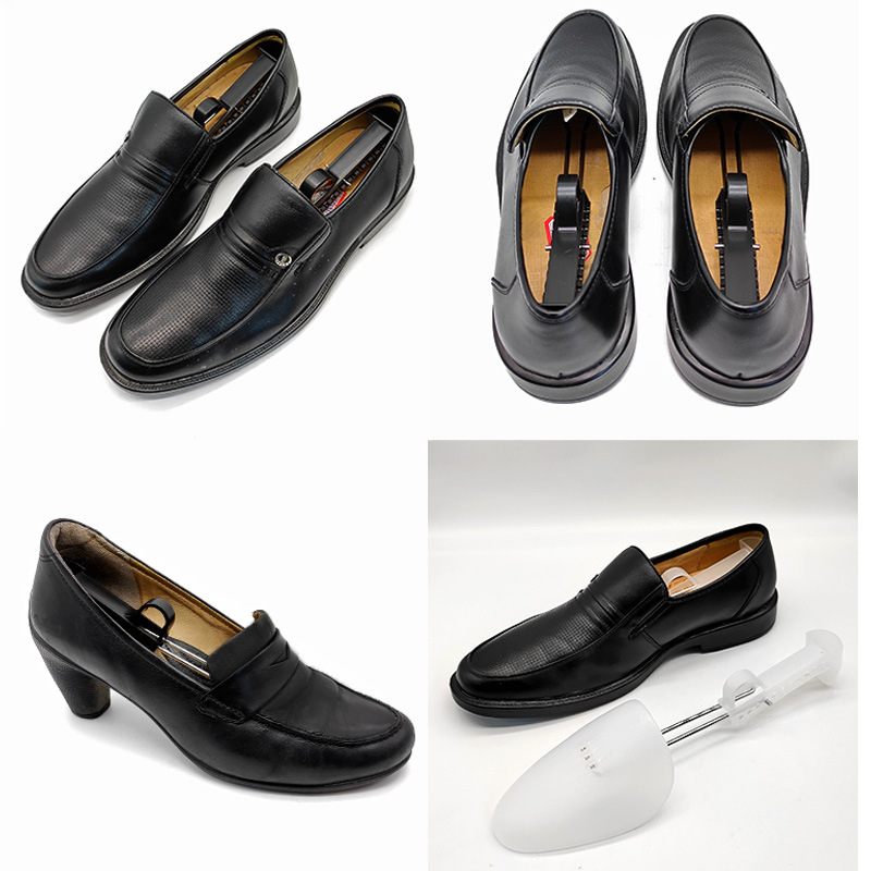 Men's and Women's Black Adjustable Plastic Shoe Stretcher Shoe Last Leather Shoe Sports Shoe Shaper Shoe Stretcher Shoe Cover