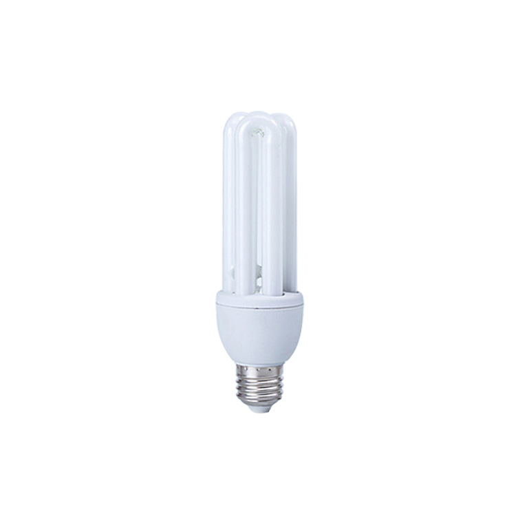 Manufacturer Wholesale Size 3U Energy-Saving Lamp 5W to 36W White Light Yellow Light Home Factory Engineering Three Primary Colors Energy-Saving Lamp