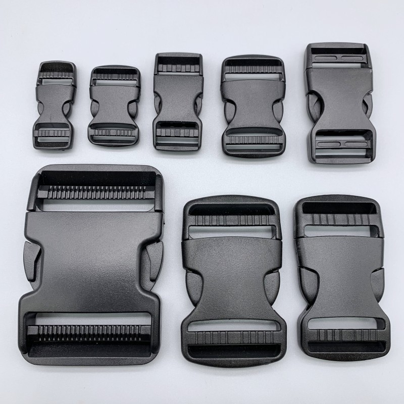 Factory spot luggage accessories plastic buckle POM plastic buckle waist bag buckle outdoor backpack adjustment buckle