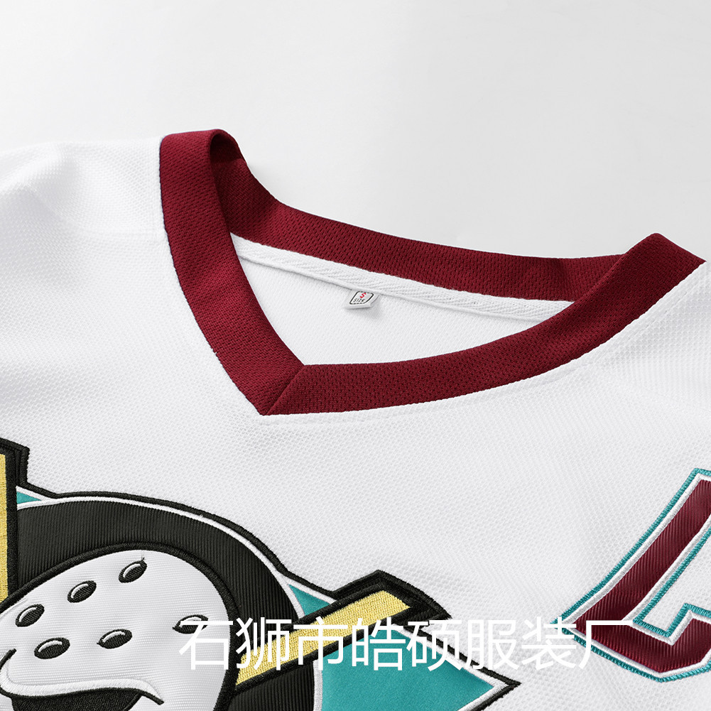 Ice hockey jersey film version ice hockey suit No. 96 No. 99 white duck white