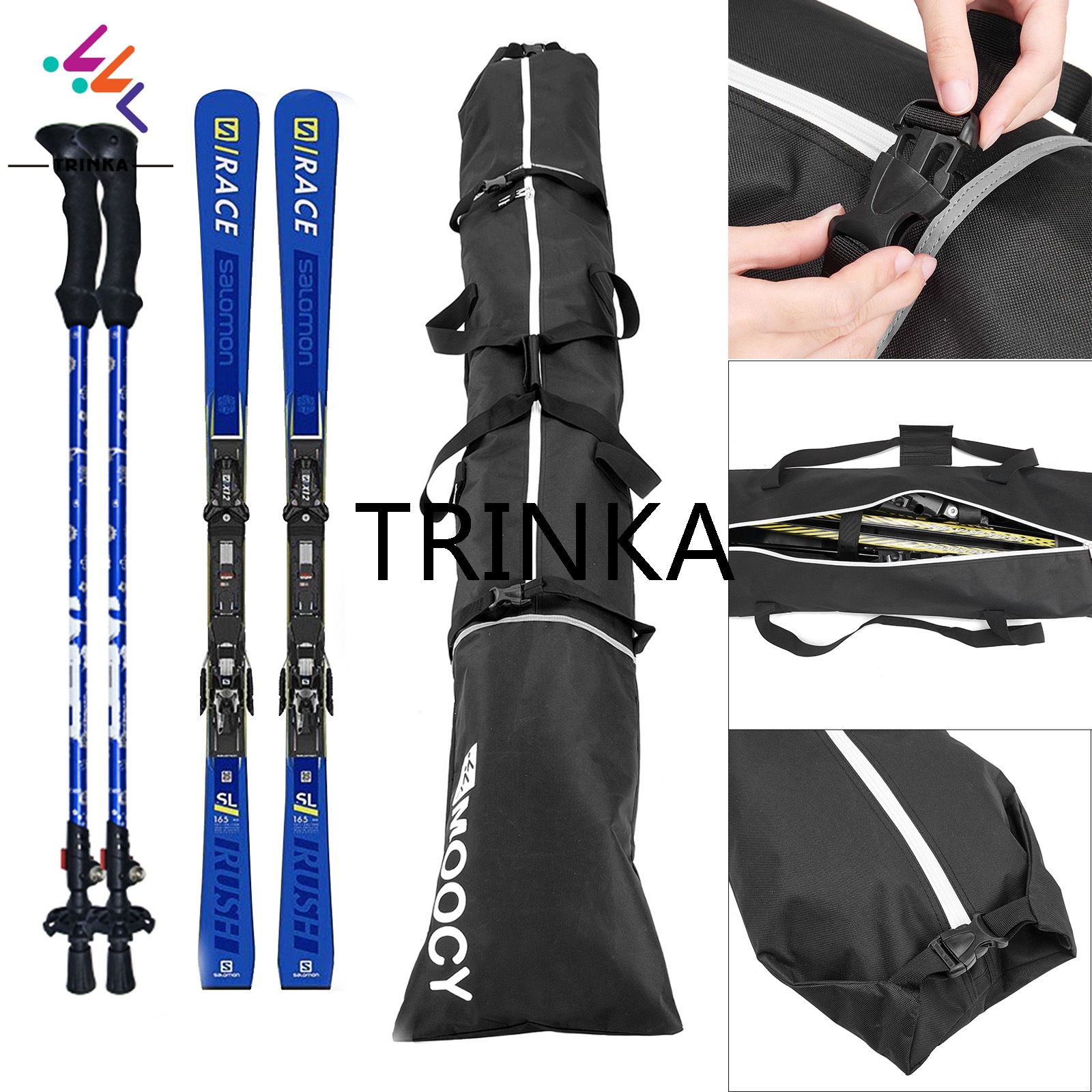 Waterproof Ski Bag, Single Ski Travel Bag, Transportation Snowboard, Snowboard Backpack, Ski Boot Bag