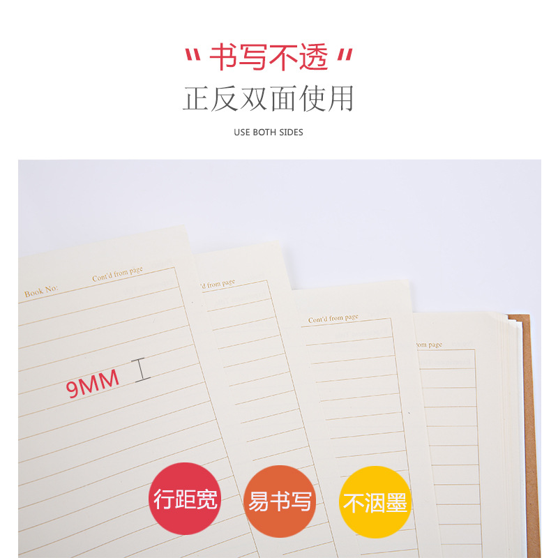 Wholesale paperback notebook A4 school chemistry experiment report notebook soft copy work notepad