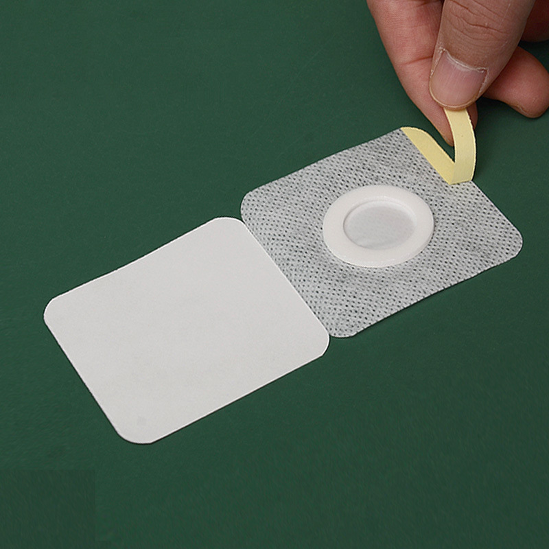 Non-woven fabric 7*7 three-volt patch acupoint patch blank patch plaster empty patch belly button patch empty patch plaster breathable adhesive tape