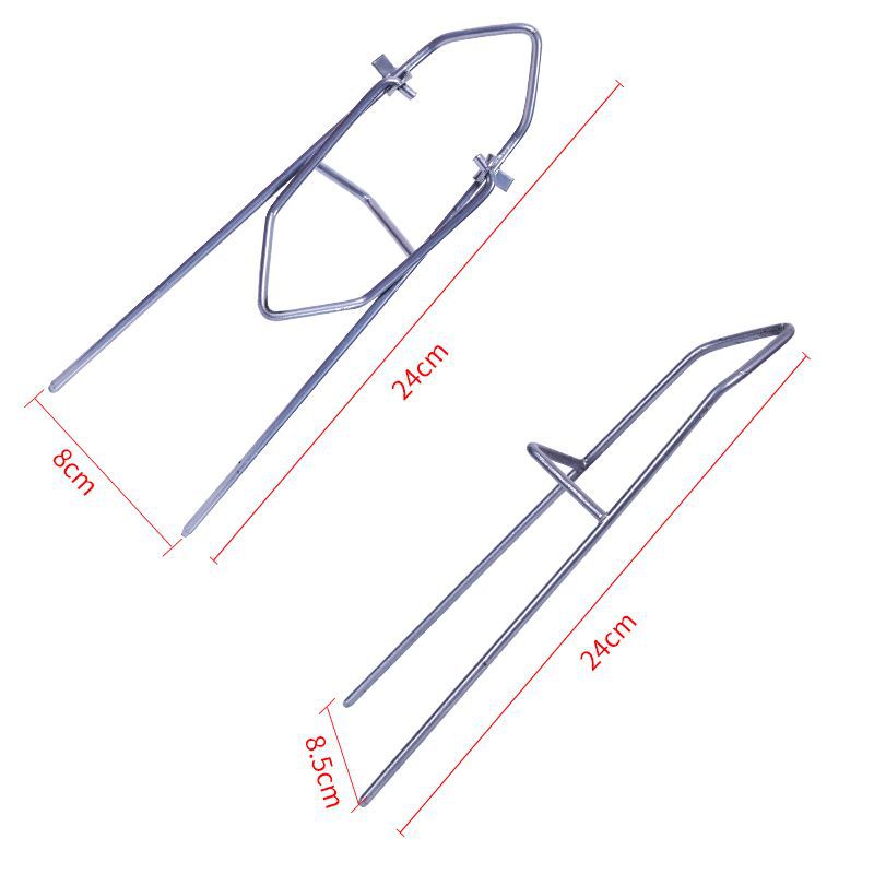 Sea Pole dual-purpose bracket simple ground plug sea pole bracket metal hand sea dual-purpose bracket ground fork simple ground plug bracket