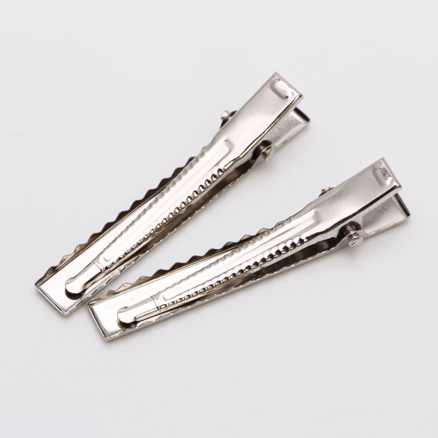 Manufacturers pointed nose clip rectangular clip duck bill clip for sale germination clip small yellow chicken accessories nickel color children's hair clip