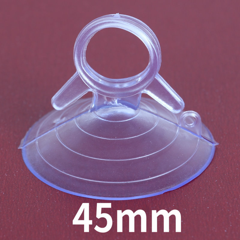 45mm sun shield suction cup pvc transparent suction cup high temperature resistant black dovetail car sun shield glass suction cup