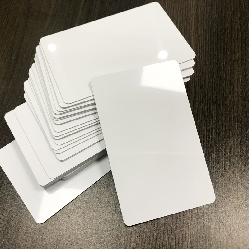 Customized Pvc Membership Card White Card Certificate Card Printing Plastic Card Printing Inkjet Printing Blank Pvc Card in Stock