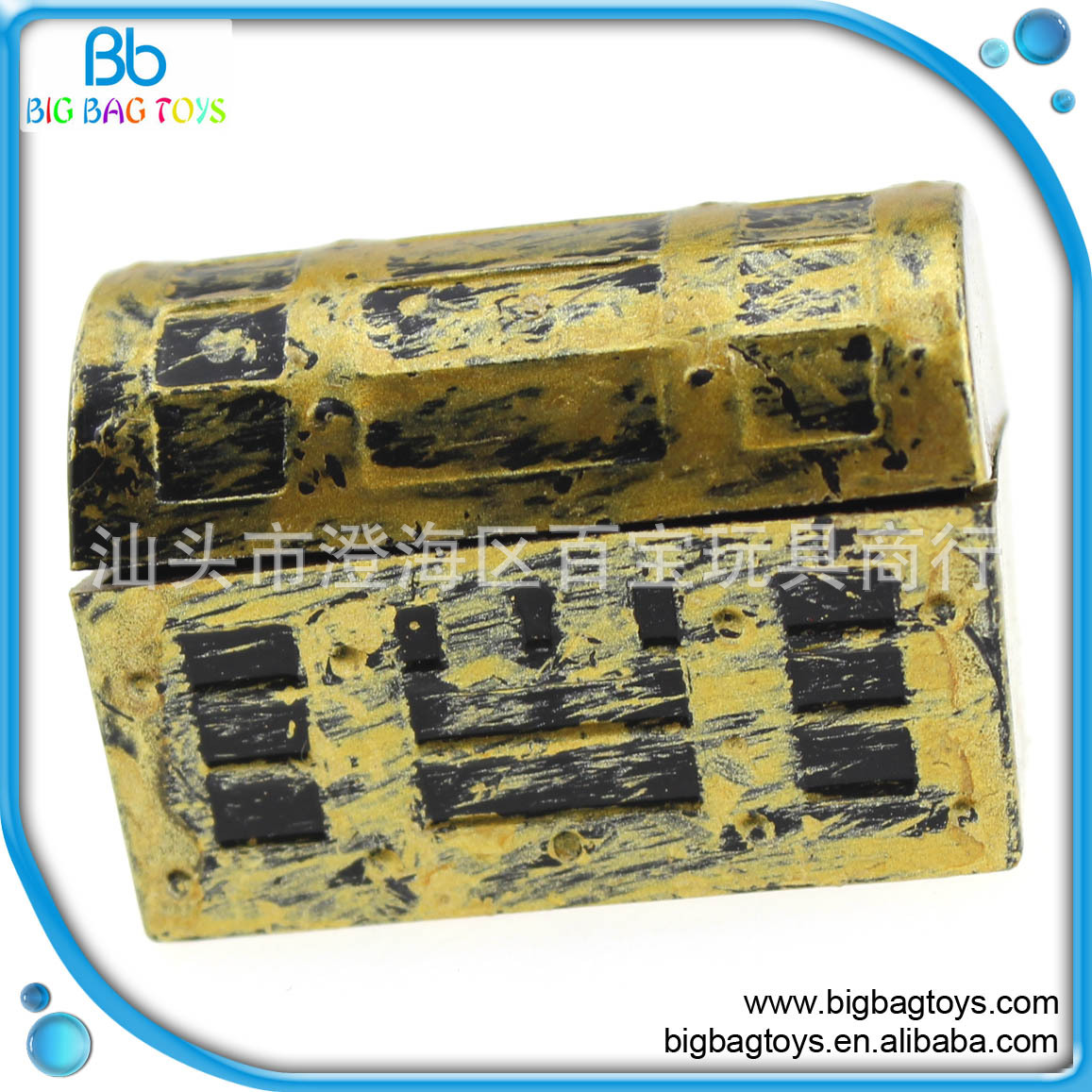 Halloween party promotion gift new exotic toy pirate small treasure box toy accessories