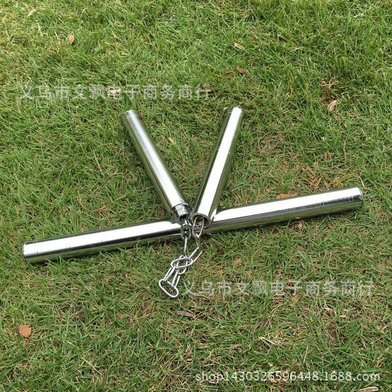 Long and short nunchaku with thread can be connected to the short stick nunchaku actual combat training martial arts supplies