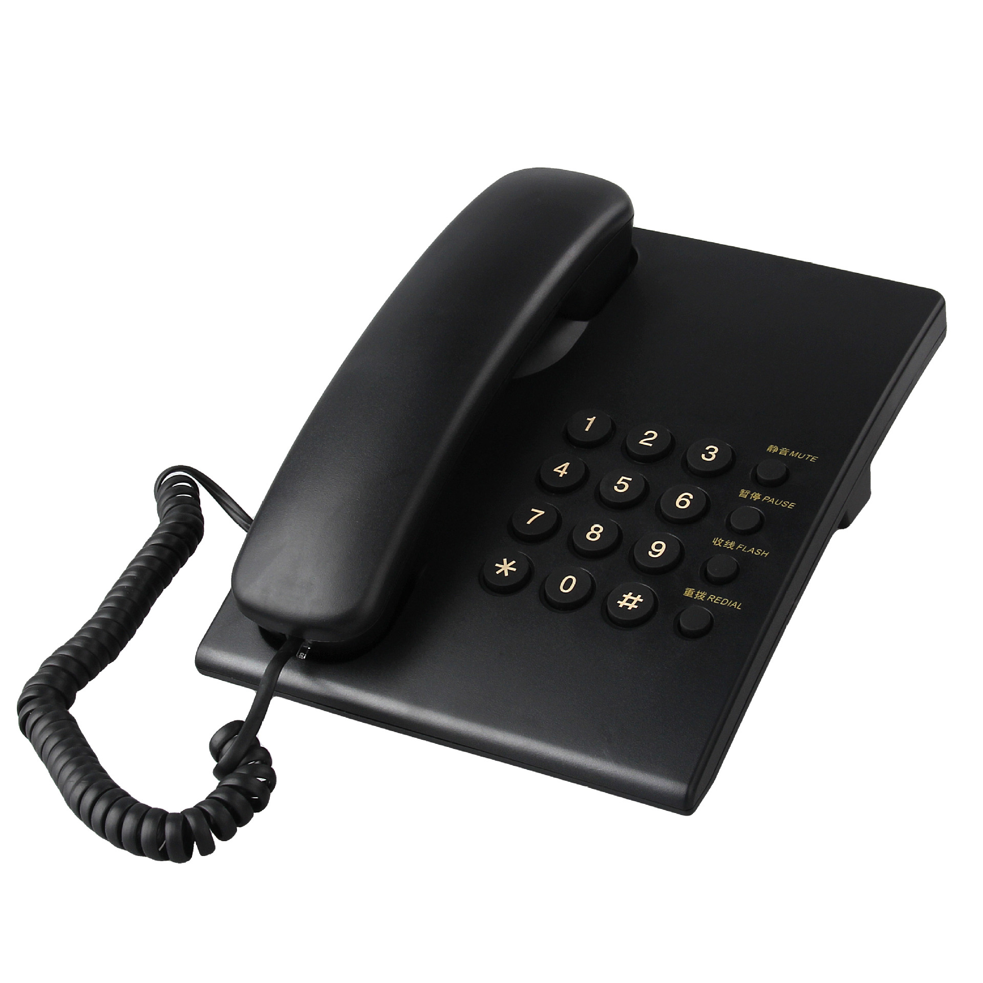 Foreign Trade Export Factory Wholesale Wall-Mounted Dual-Purpose Hotel Guest Room Without Caller Id Telephone