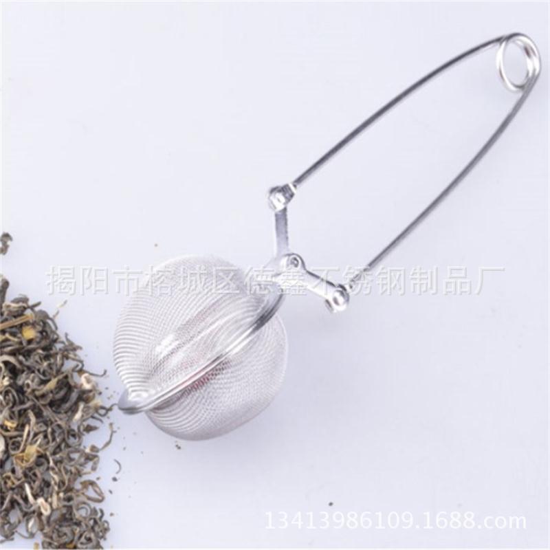 New style good pin 5.5cm tea ball creative stainless steel 201 love seasoning ball stainless steel mesh tea maker