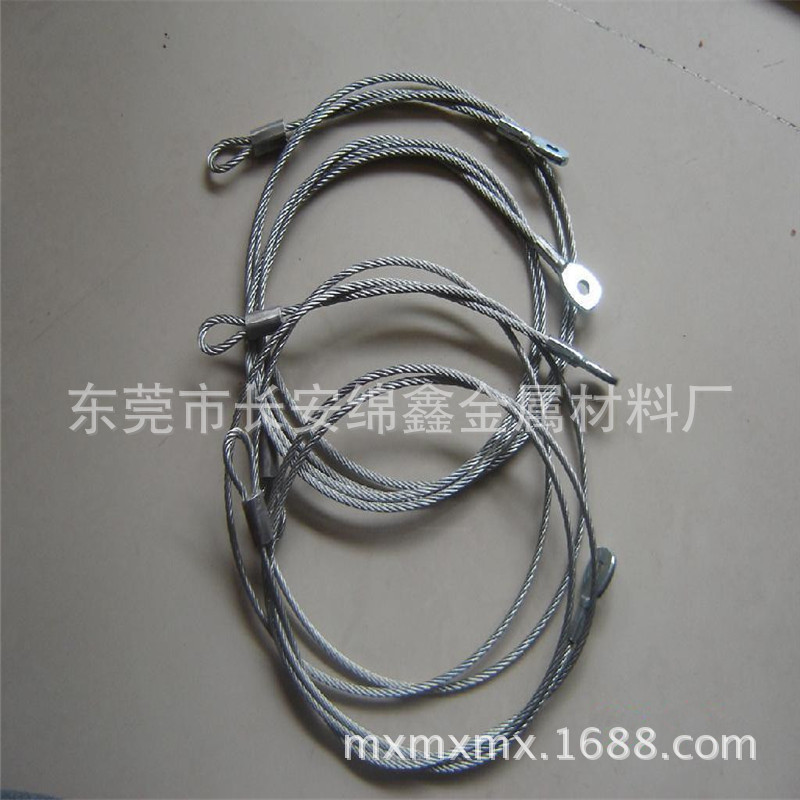 Spot supply 304 stainless steel wire rope 316 stainless steel wire rope galvanized wire rope parts processing