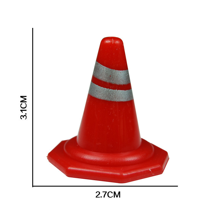 Factory Price Direct Supply of Kidsren's Car Model Parking Scene Road Signs Roadblock Traffic Signs Cone Water Horse Roadblock Toys